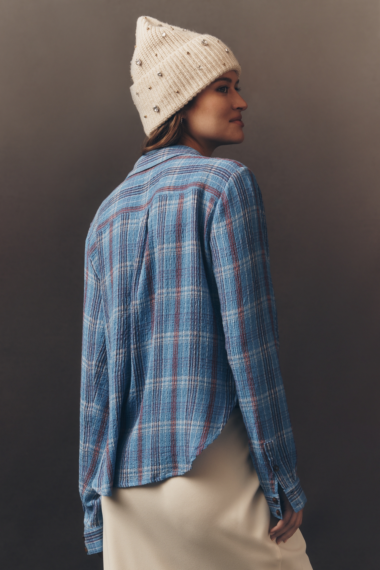Pilcro Patterned Buttondown Shirt