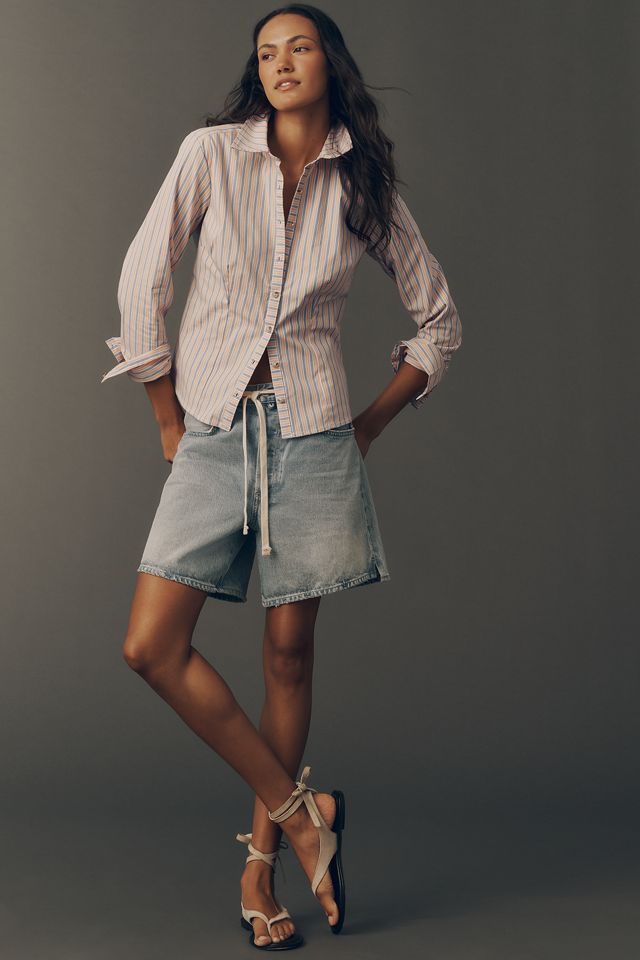 Pilcro Slim Long-Sleeve Buttondown Top #2