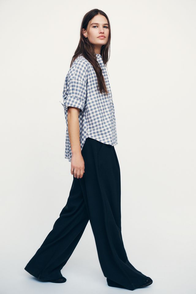 Maeve Mabel Boxy Oxford Shirt #1