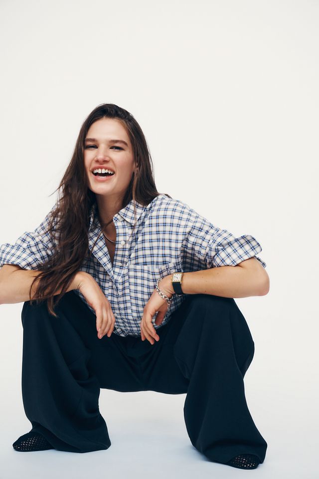 Maeve Mabel Boxy Oxford Shirt #3