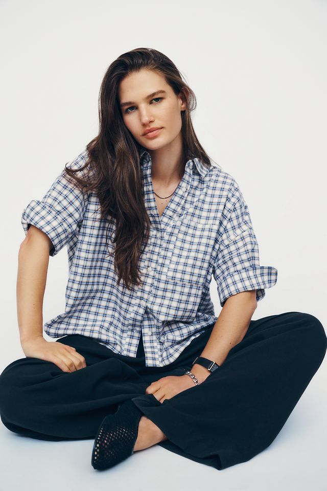 Maeve Mabel Boxy Oxford Shirt #5