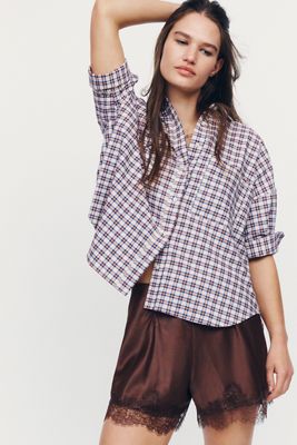 Maeve Mabel Boxy Oxford Shirt