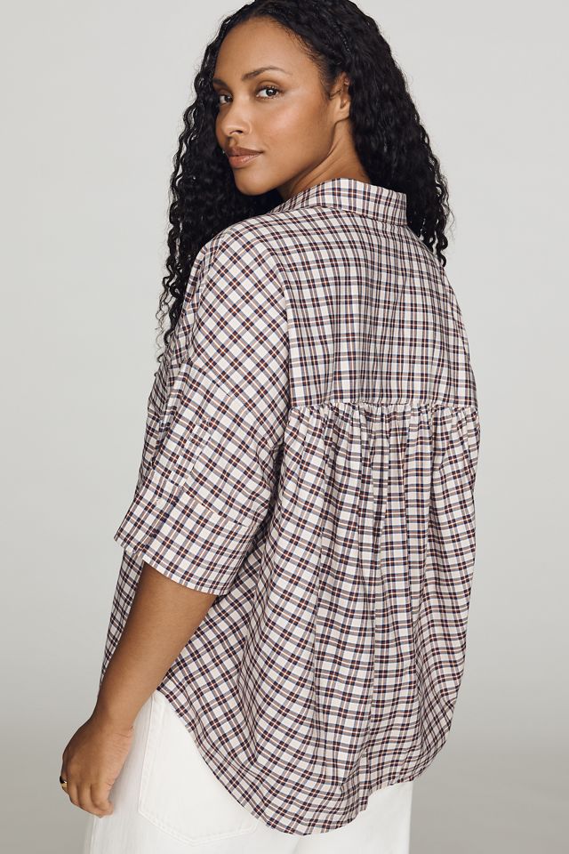 Maeve Mabel Boxy Oxford Shirt #7