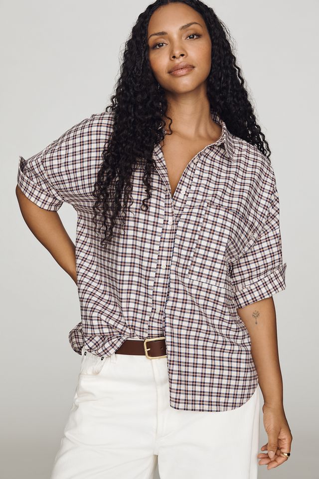 Maeve Mabel Boxy Oxford Shirt #6