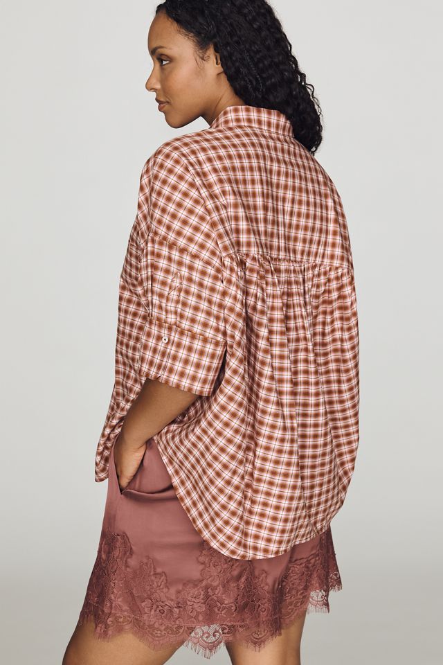 Maeve Mabel Boxy Oxford Shirt #5