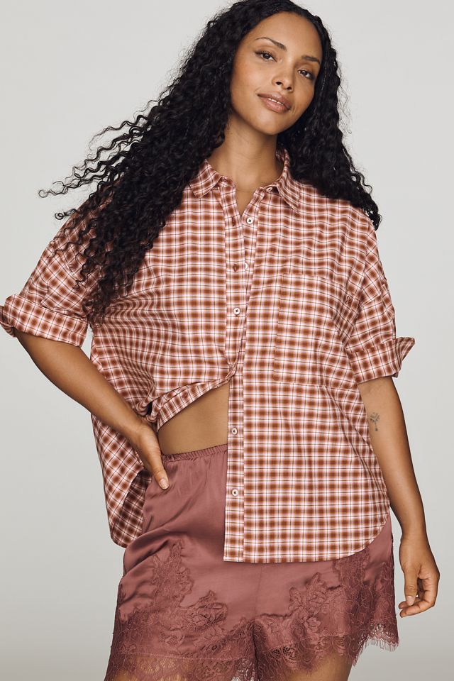 Maeve Mabel Boxy Oxford Shirt #4