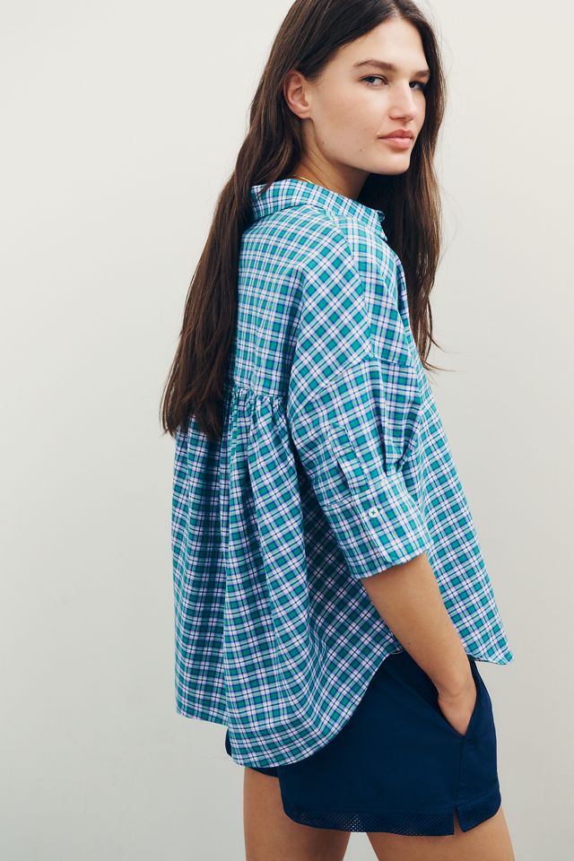 Maeve Mabel Boxy Oxford Shirt #4