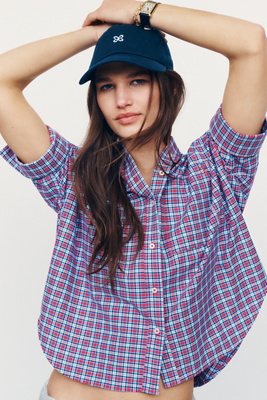 Maeve Mabel Boxy Oxford Shirt
