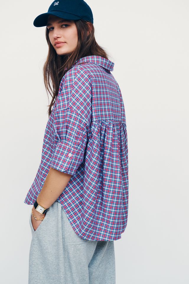 Maeve Mabel Boxy Oxford Shirt #1