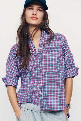 Maeve Mabel Boxy Oxford Shirt