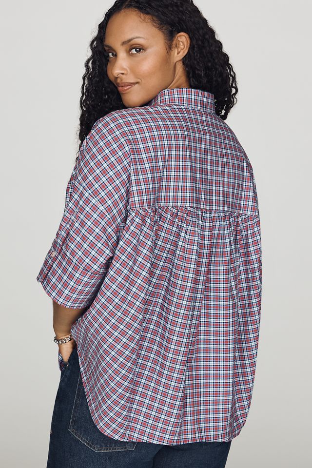 Maeve Mabel Boxy Oxford Shirt #6