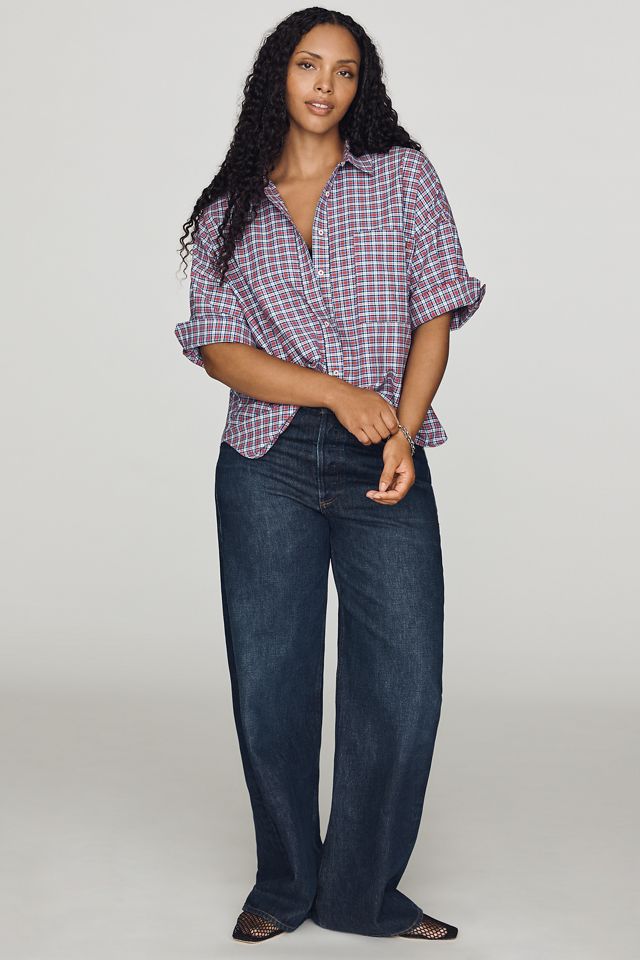 Maeve Mabel Boxy Oxford Shirt #7