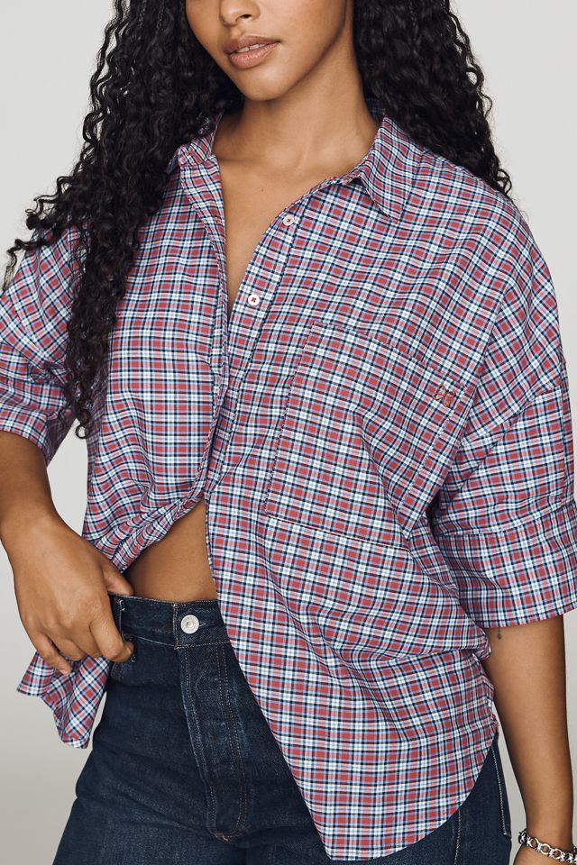 Maeve Mabel Boxy Oxford Shirt #8