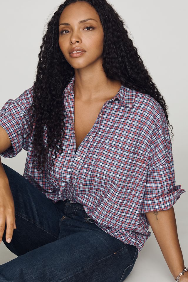 Maeve Mabel Boxy Oxford Shirt #5