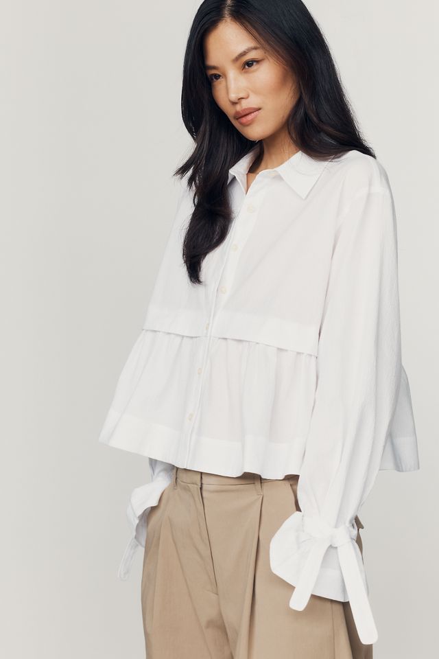 Maeve Long-Sleeve Swing Top #3