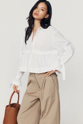 Maeve Long-Sleeve Swing Top