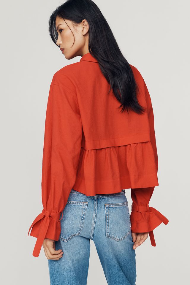 Maeve Long-Sleeve Swing Top #2