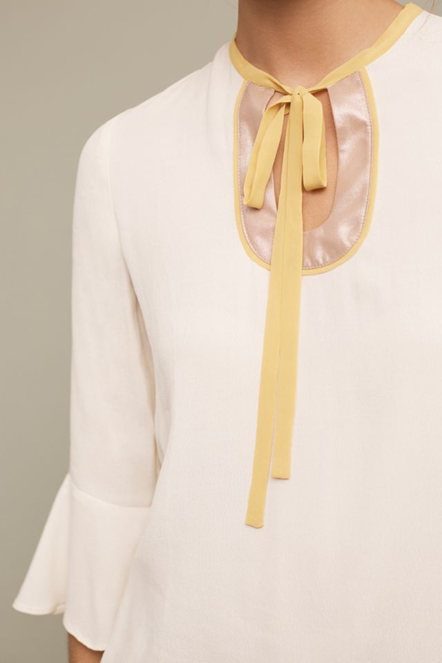 Callum Tie-Neck Blouse #2