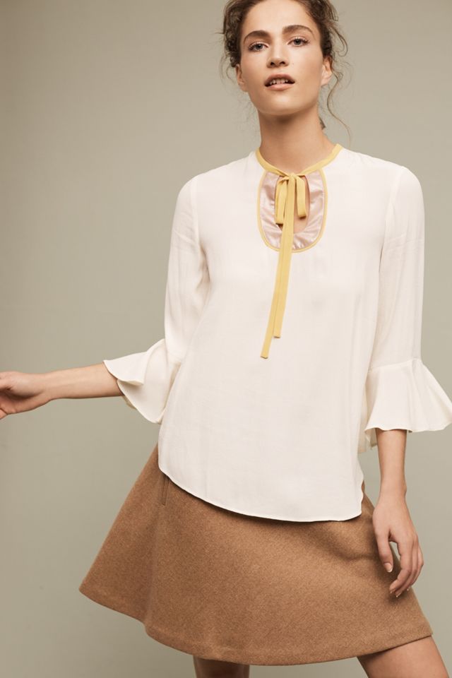 Callum Tie-Neck Blouse #3