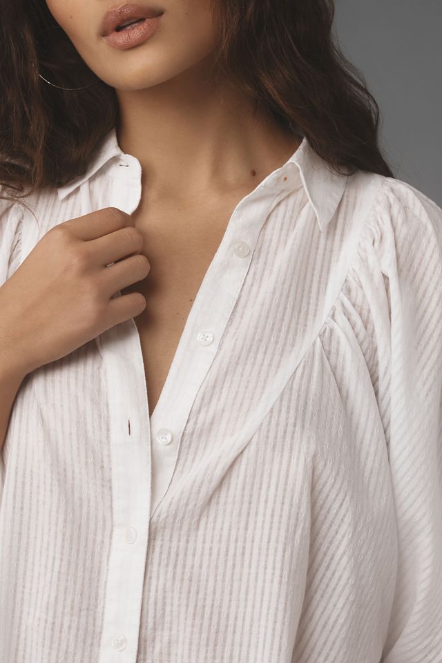 Maeve Easy Voluminous Buttondown Shirt #3