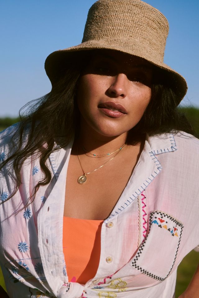 Pilcro Embroidered Surf Buttondown #5