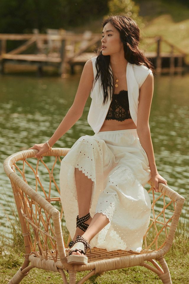 Maeve Sleeveless Zip-Front Fitted Top #4