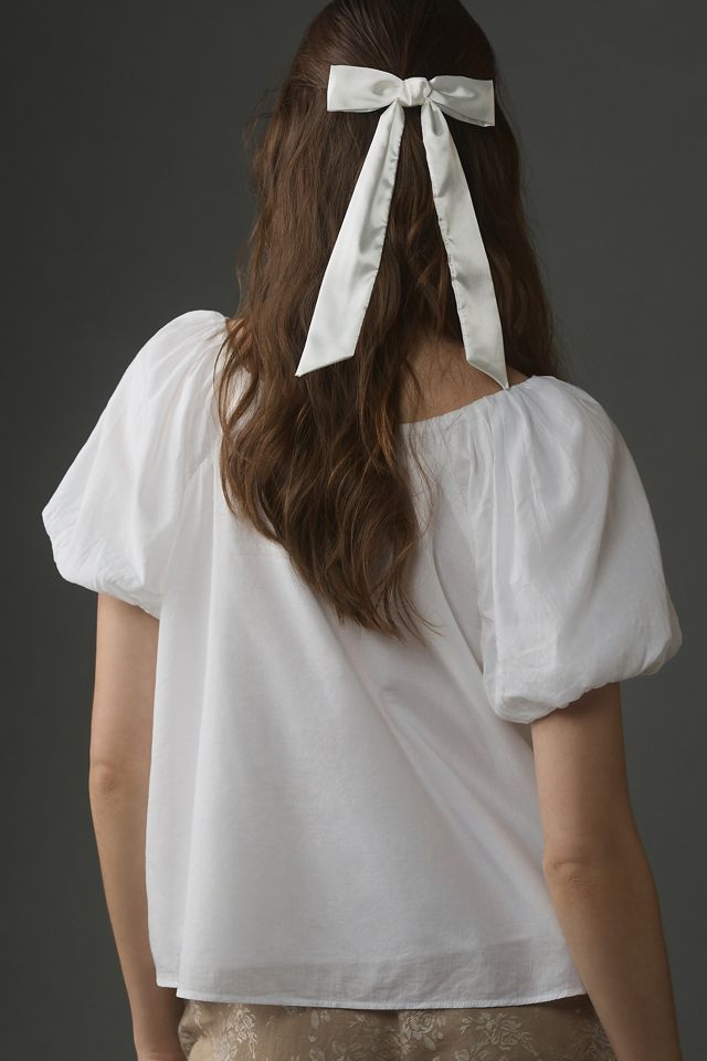 Maeve Puff-Sleeve Blouse #1