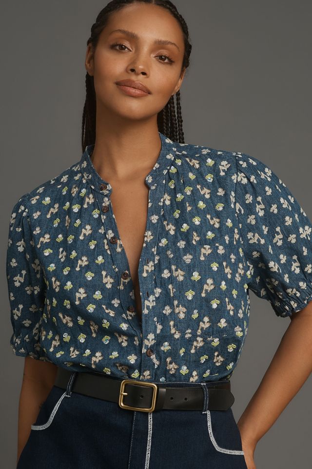 La Camicetta Aly con Maniche a Sbuffo di Pilcro: Edizione Ricamata #4