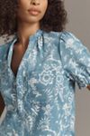 The Aly Puff-Sleeve Blouse by Pilcro