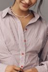 Maeve Long-Sleeve Waisted Buttondown Shirt