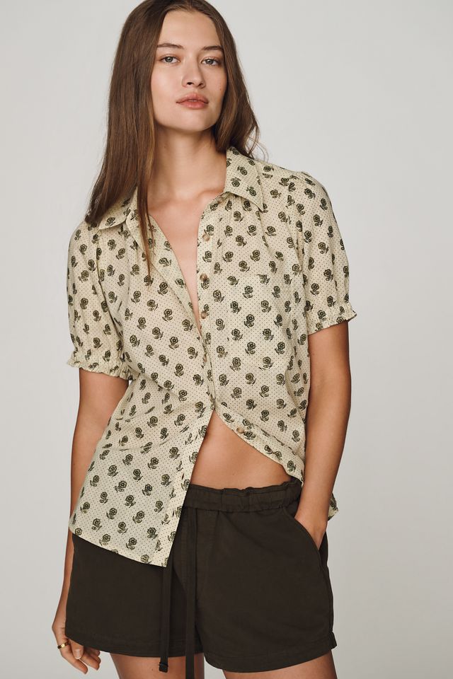Pilcro Aly Puff-Sleeve Blouse #3