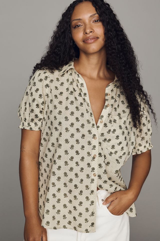 Pilcro Aly Puff-Sleeve Blouse #4