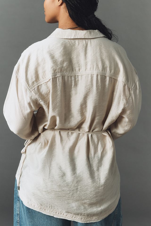 Pilcro Wrapped V-Neck Blouse #6