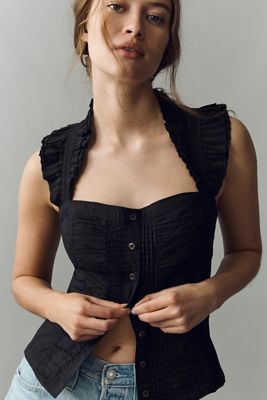 Black Tops | Black Blouses, Tees & Tanks | Anthropologie