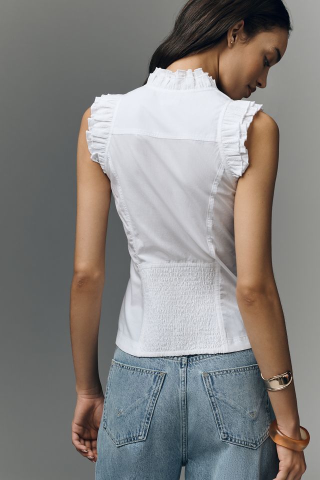 Pilcro Sleeveless Structured Blouse #1