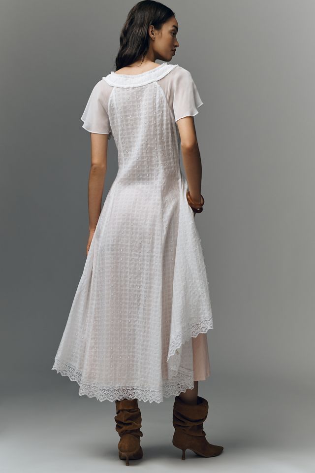 Pilcro Short-Sleeve Textured Maxi Tunic #2