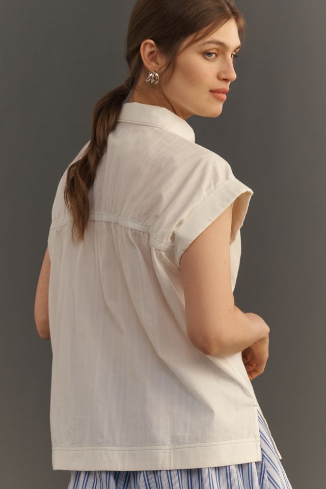 Pilcro Short-Sleeve Buttondown Shirt #3