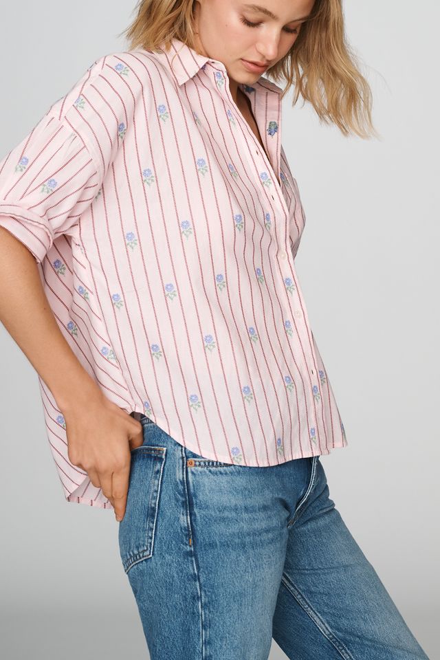 Maeve Mabel Boxy Oxford Shirt #1