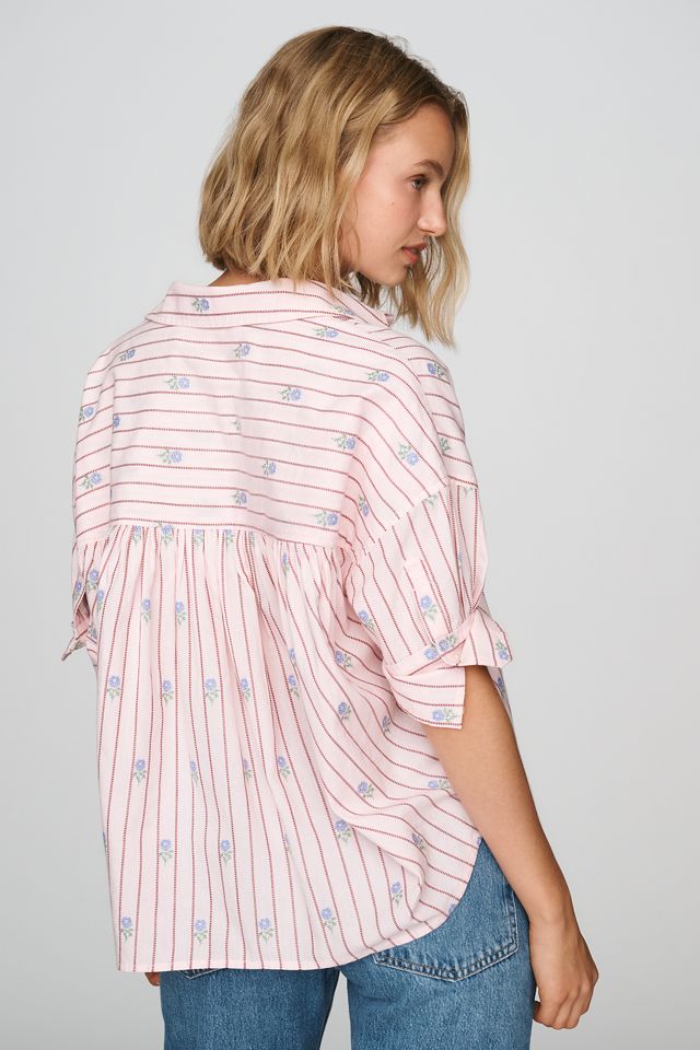 Maeve Mabel Boxy Oxford Shirt #2