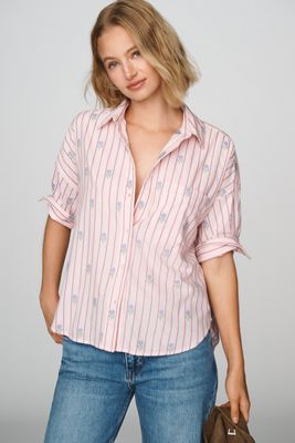 Maeve Mabel Boxy Oxford Shirt