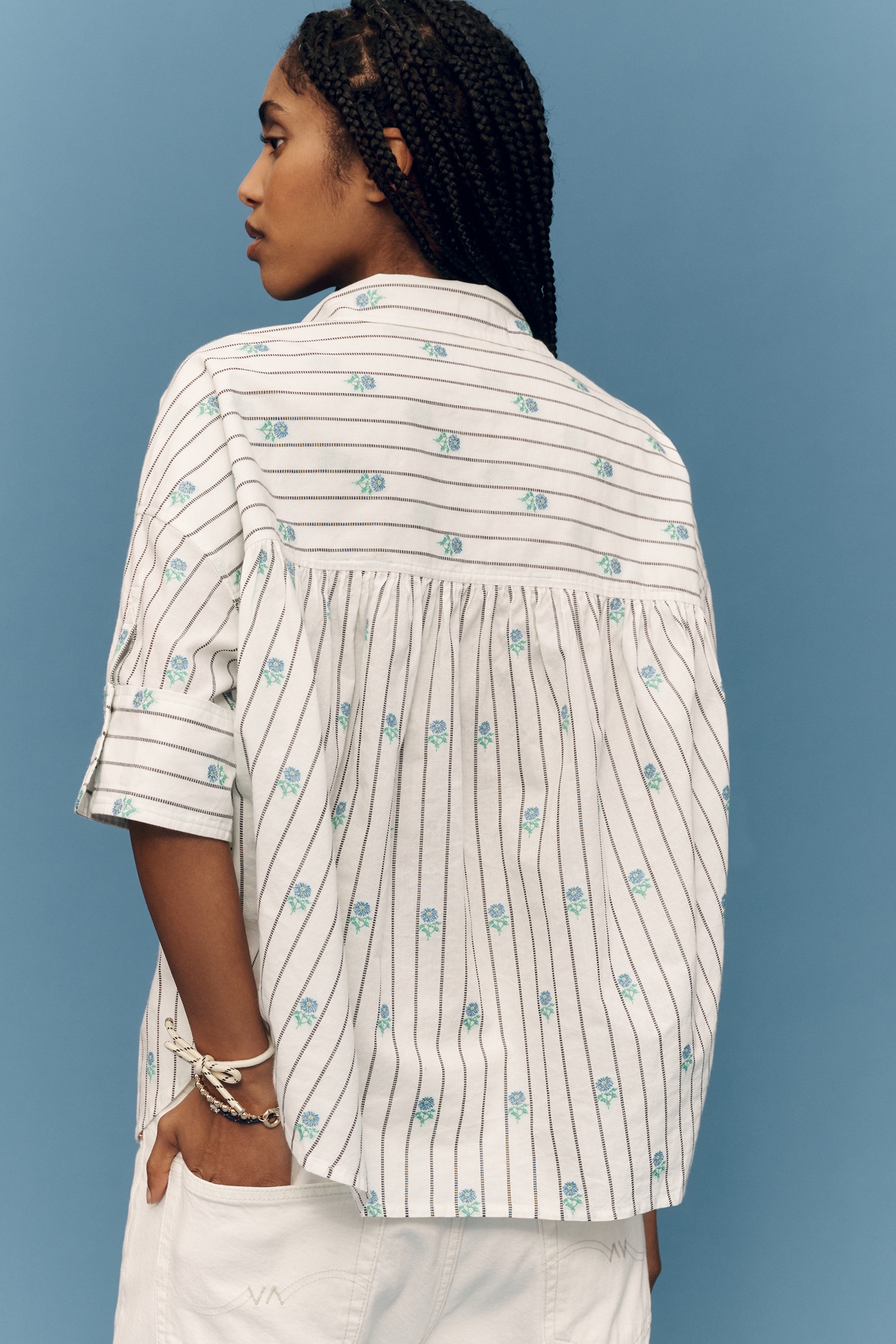 The Mabel Boxy Oxford Shirt by Maeve