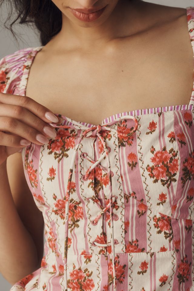 Maeve Waisted Puff-Sleeve Blouse #3