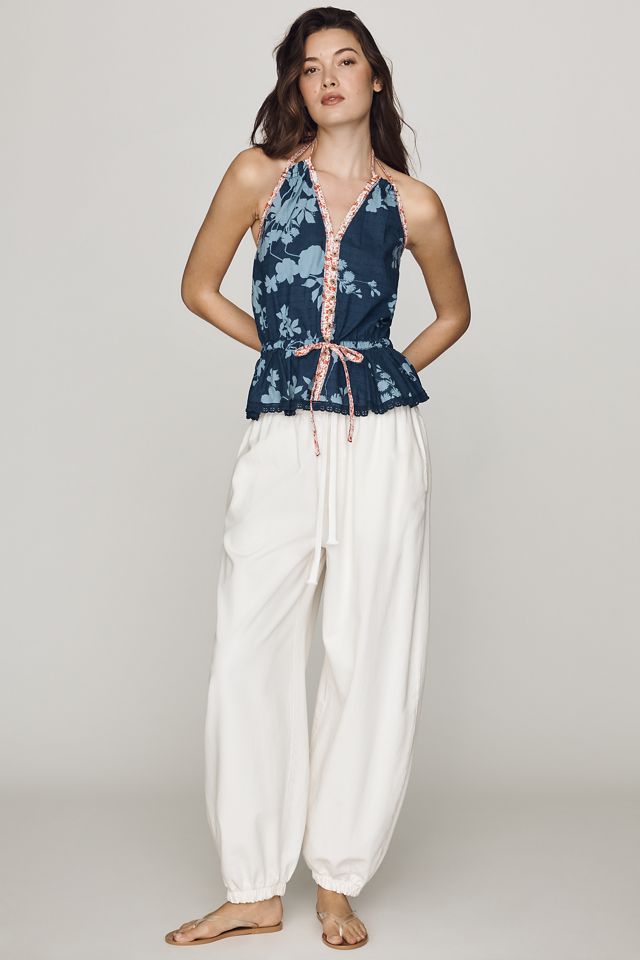Pilcro Waisted Halter Top #3