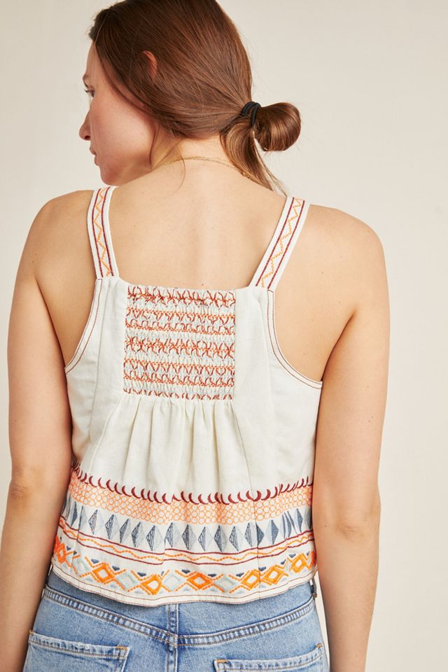 Islander Embroidered Tank #1