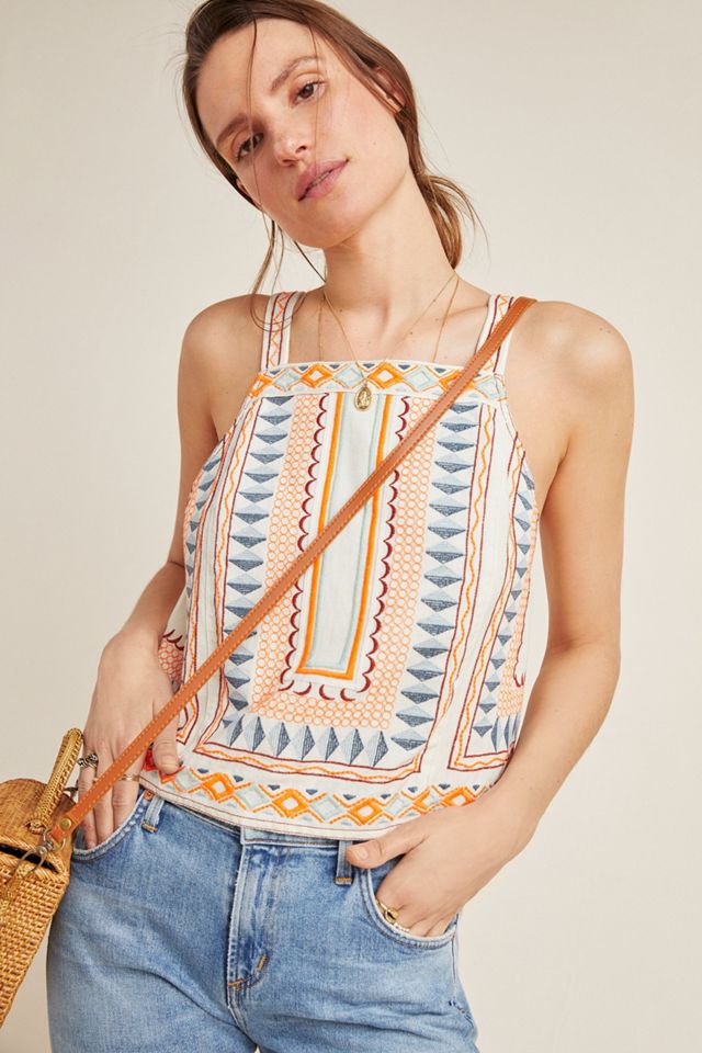 Islander Embroidered Tank #2