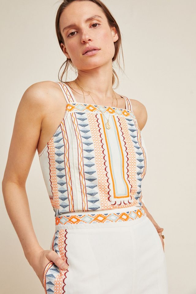 Islander Embroidered Tank