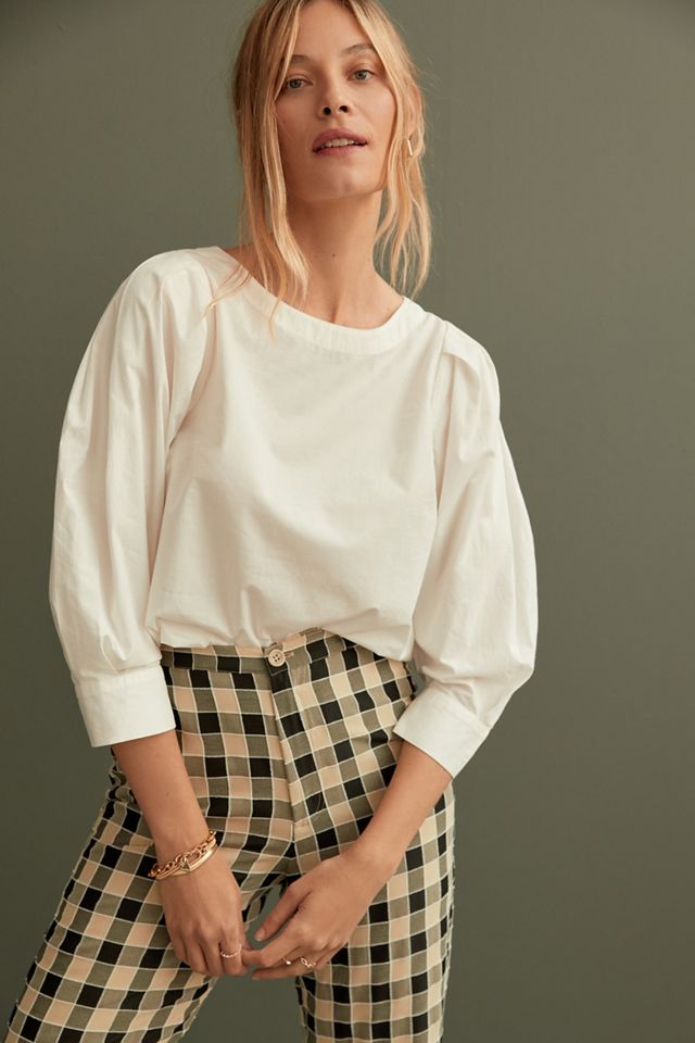 Maeve Puff-Sleeved Blouse #1