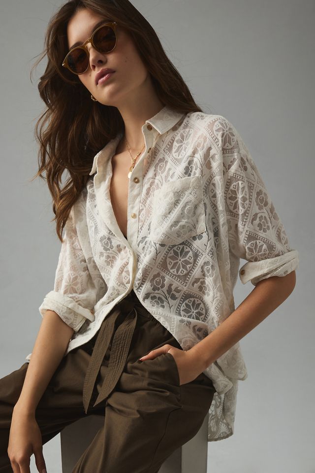 Pilcro Lace Blouse #1