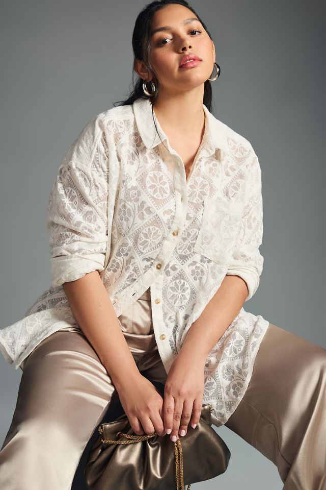 Pilcro Lace Blouse #6