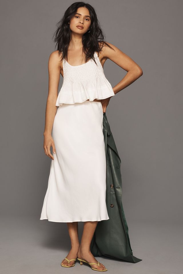 By Anthropologie Smocked Swing Tank #3
